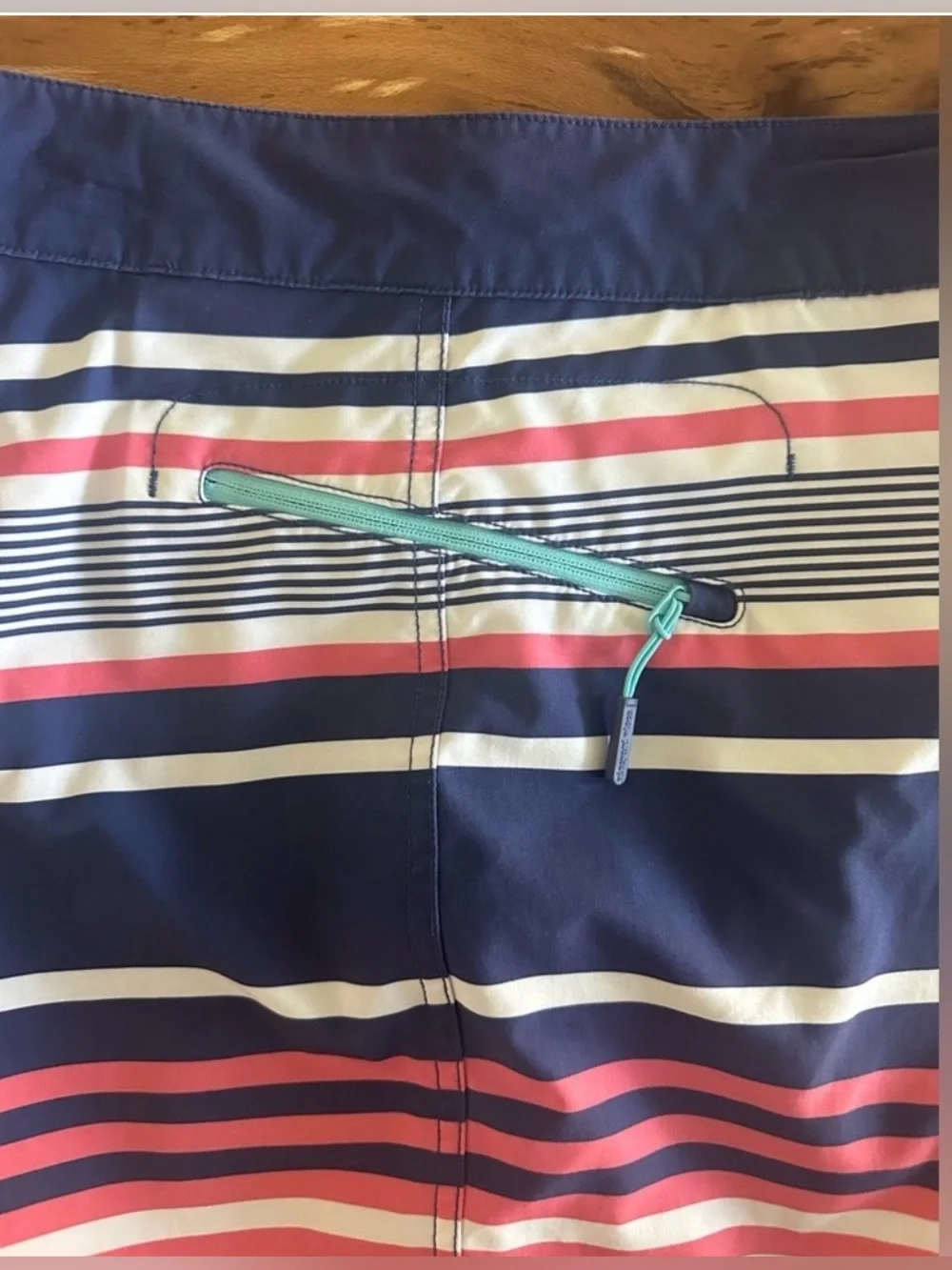 Vineyard Vines Americana Striped Board Shorts Swim Trunks|Size:32